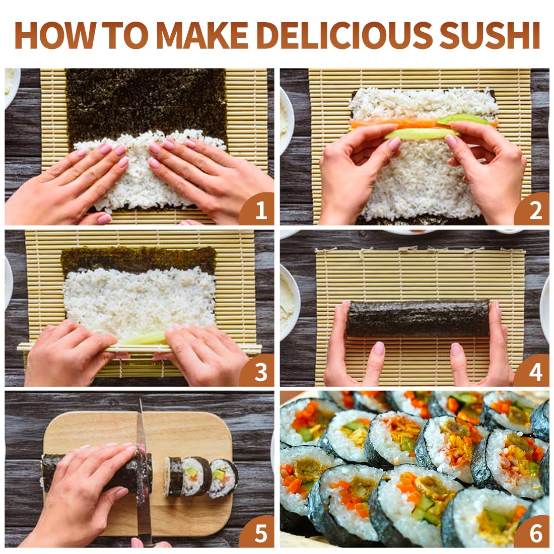 Sushi Making Set With Various  - огляд і ціна Spring Roll Wrapper