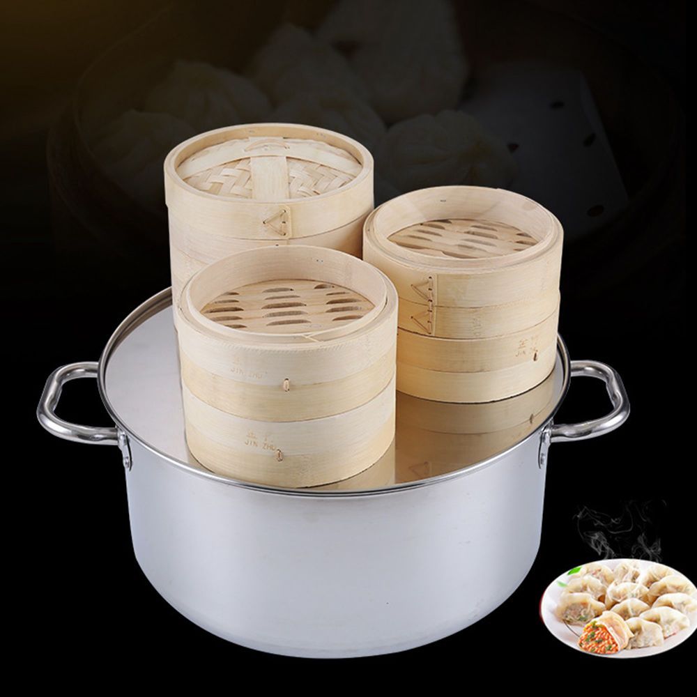 Steaming With Lid Cooking Tool - огляд і ціна Bao Steamer Bamboo