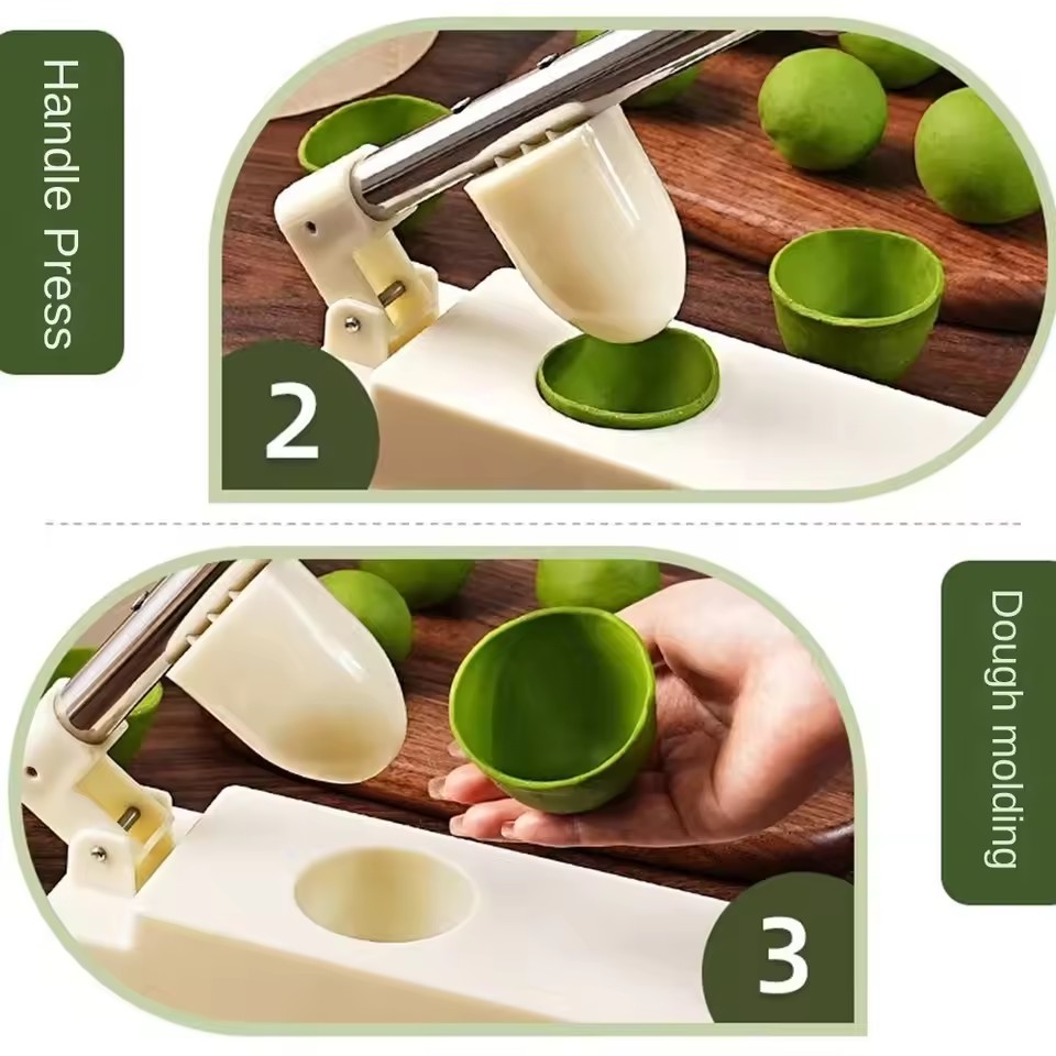 Hand Press Sweet Green Rice Ba - огляд і ціна Dumpling Press Set
