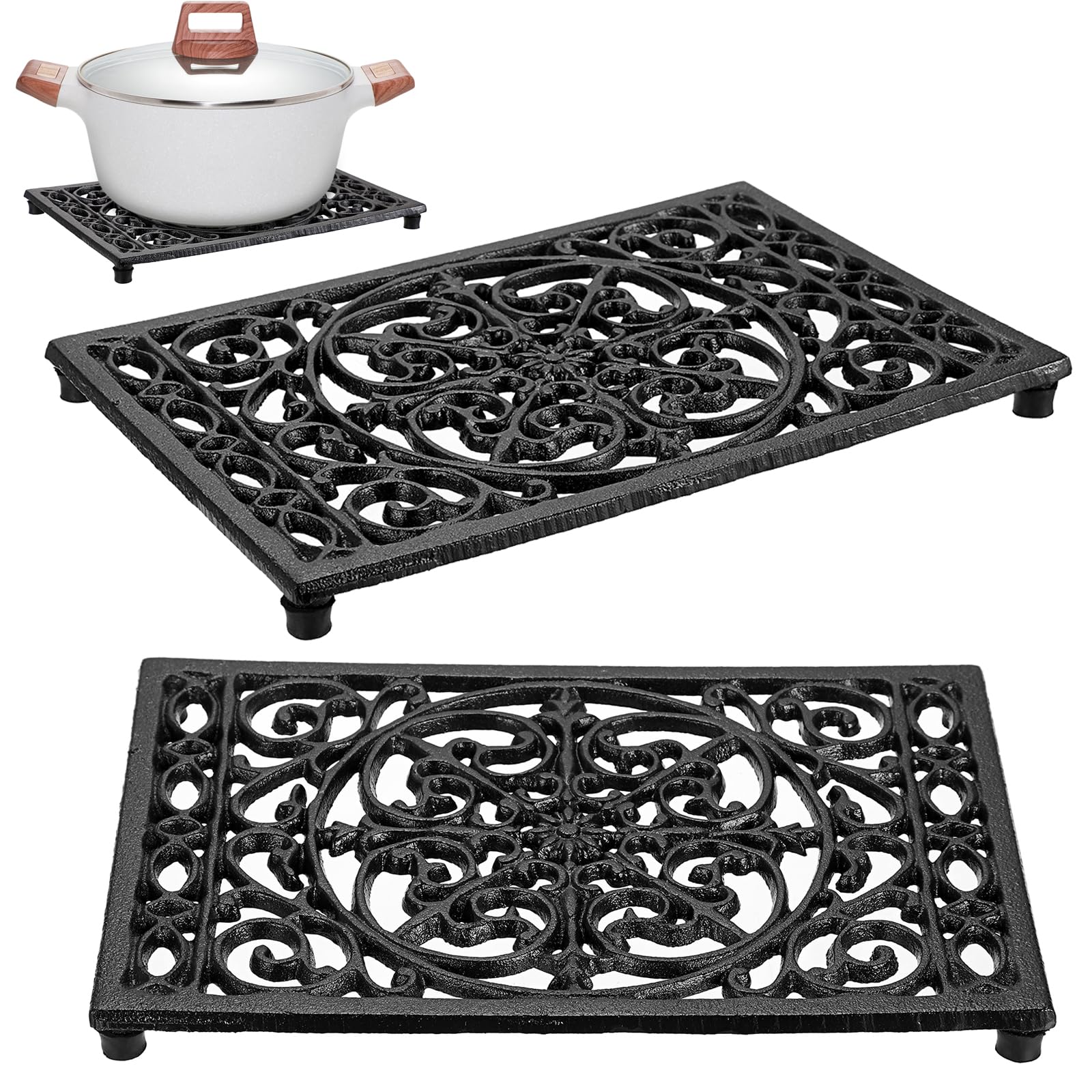 Rectangle Cast Iron Trivet Hea - огляд і ціна Cast Iron Corn