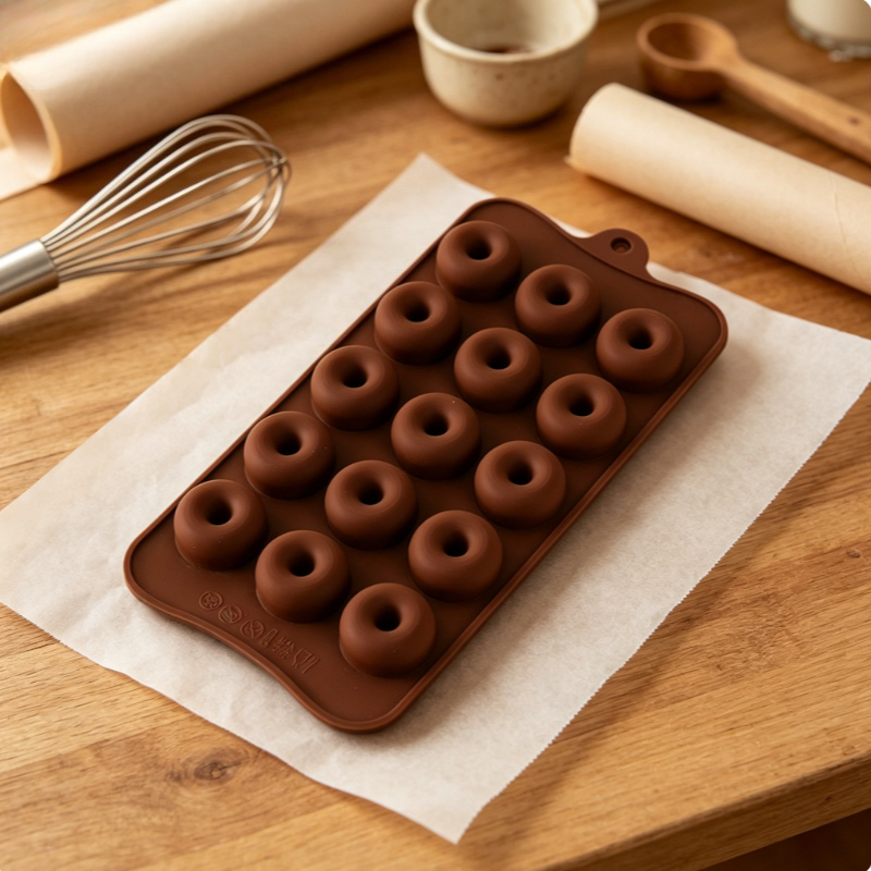 1pc donut silicone cake mold n - огляд і ціна Donut Mold Silicone