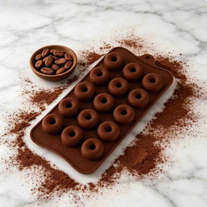 1pc donut silicone cake mold n - огляд і ціна Donut Mold Silicone