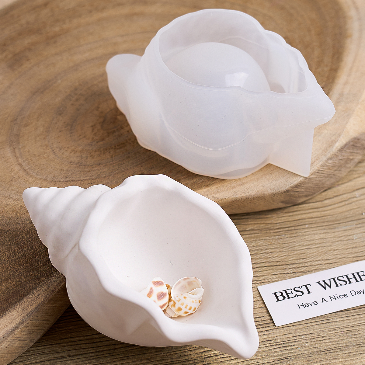 Conch Candle Jar Silicone Mold - огляд і ціна Potsticker Mold