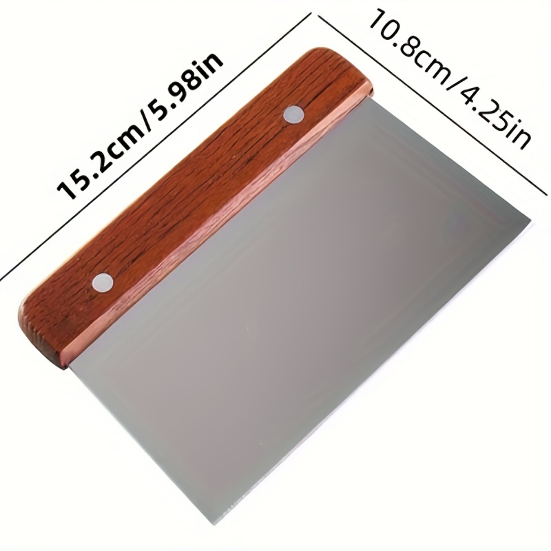 1pc stainless steel scraper, v - огляд і ціна Okonomiyaki Spatula