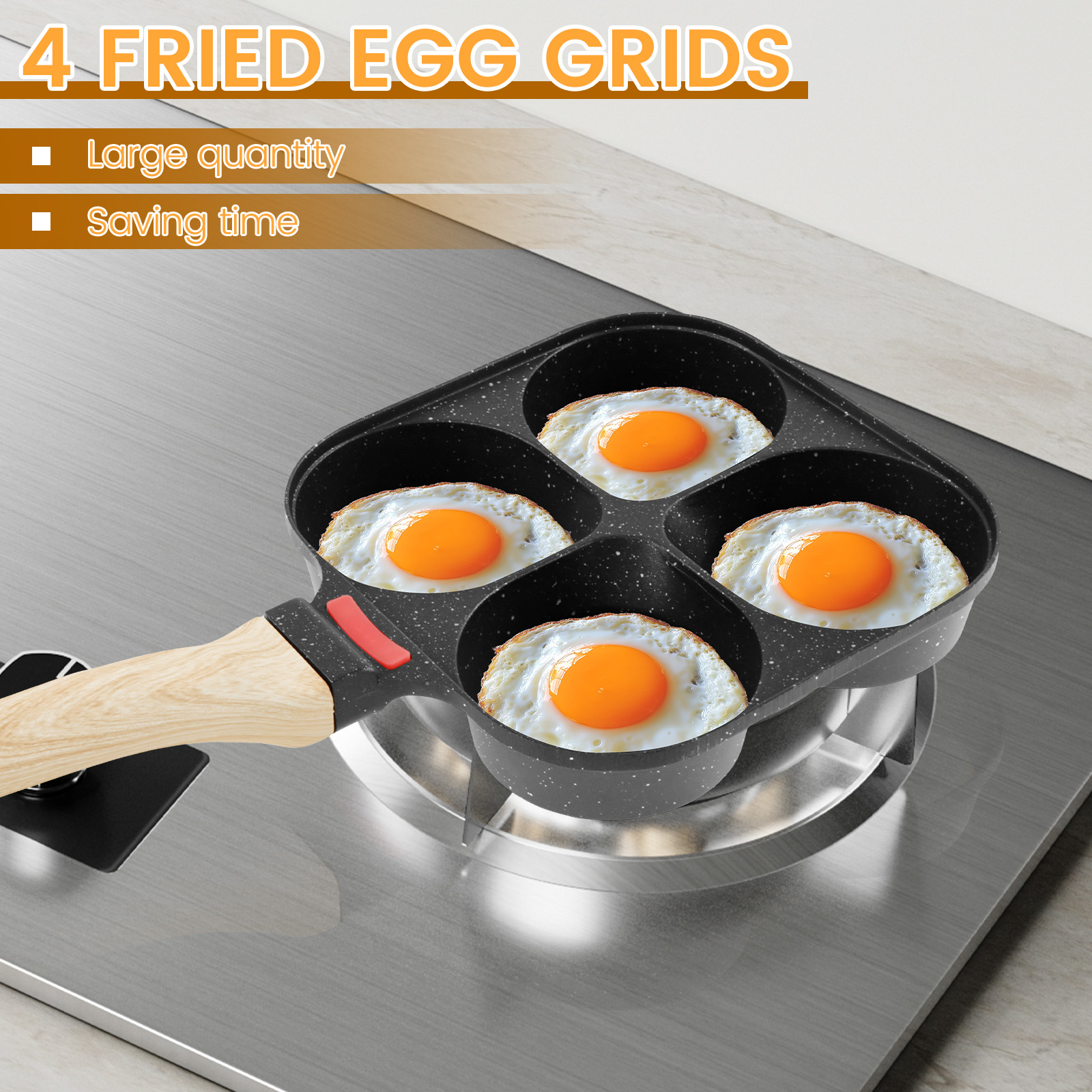 Egg Frying Pan Nonstick Pancak - огляд і ціна Egg Waffle Pan