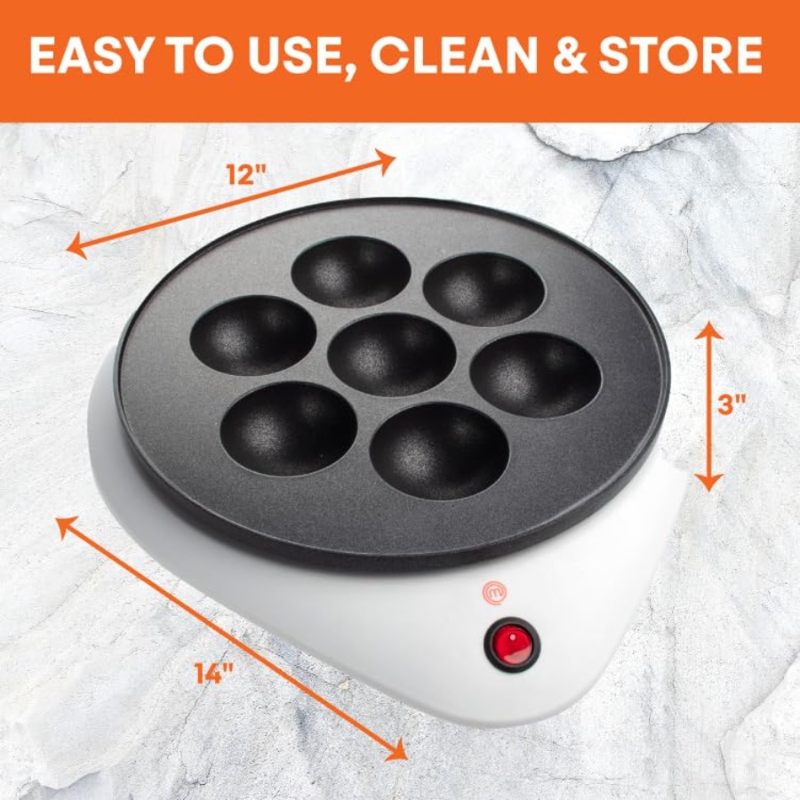 MasterChef Electric Ebelskiver - огляд і ціна Takoyaki Grill Plate