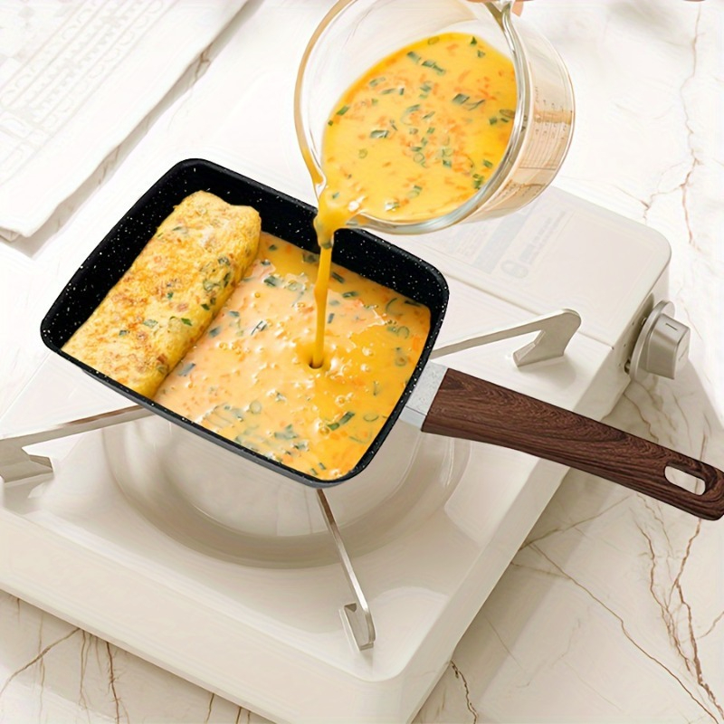 1PCS Egg Fry Pan Square Cast I - огляд і ціна Cast Iron Corn
