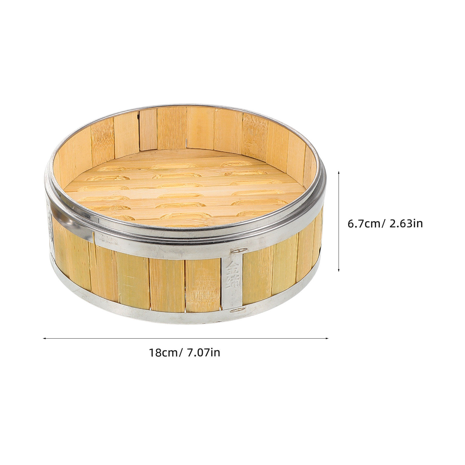 18Cm Bamboo Wood Steamer Baske - огляд і ціна Bao Steamer Bamboo