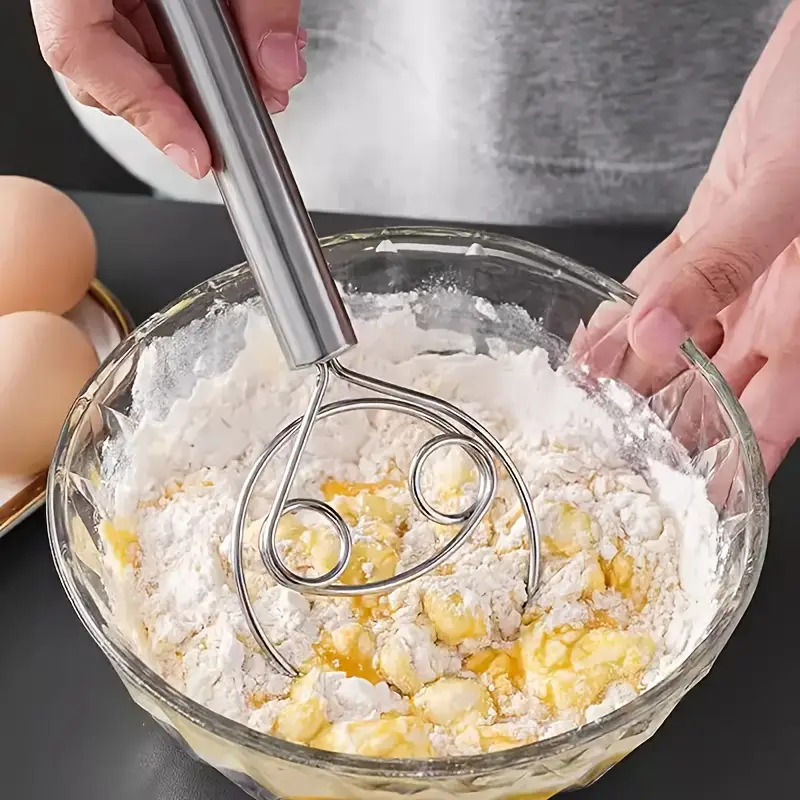 Danish Dough Whisk - Stainless - огляд і ціна Danish Pancake Pan