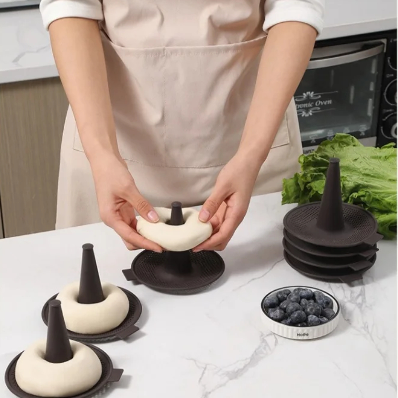 6Pcs Baking Mold Bread Donut P - огляд і ціна Donut Mold Silicone