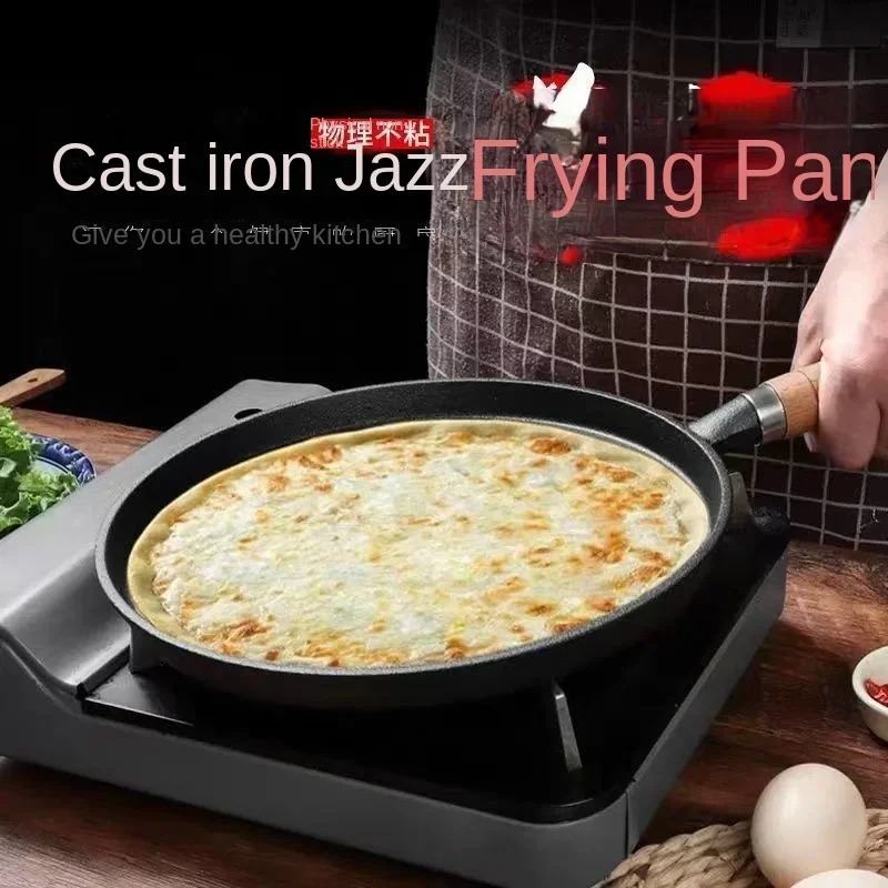 2026 Thick cast iron flat bott - огляд і ціна Danish Pancake Pan