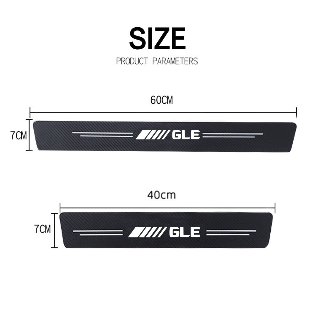 4pcs car Sticker door carbon l - огляд і ціна Crepe Pan Carbon