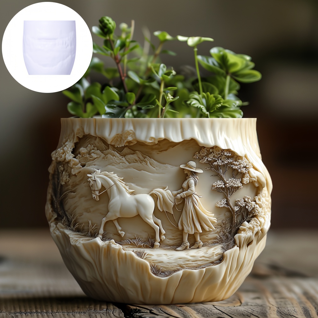 Beauty holding horse relief su - огляд і ціна Potsticker Mold