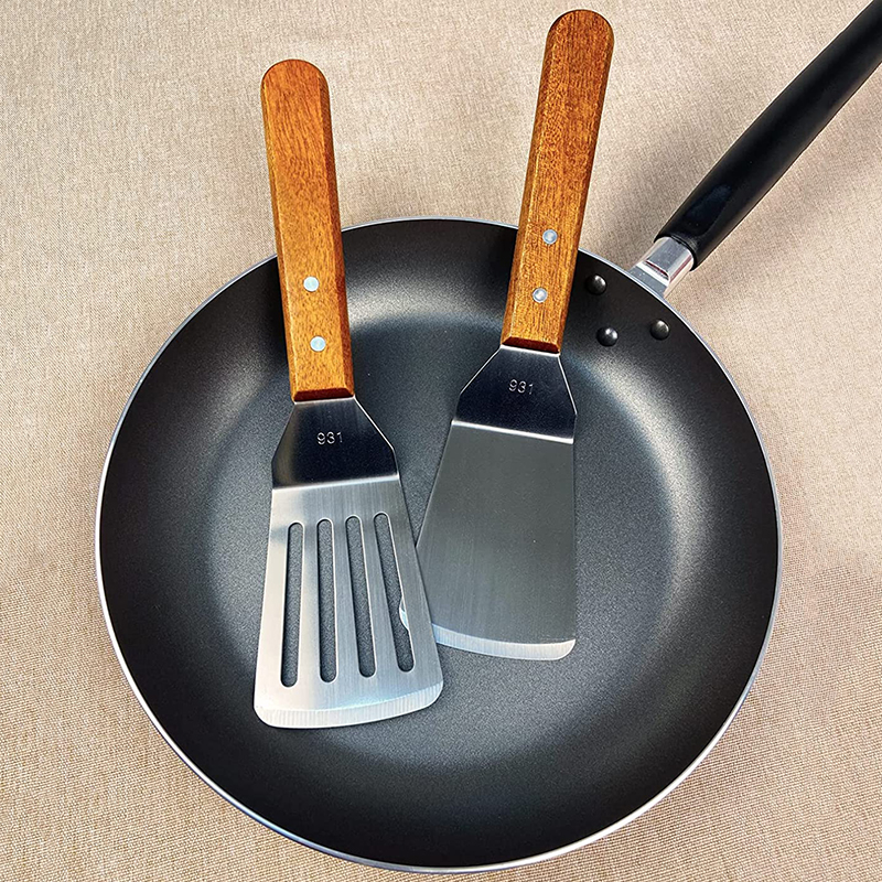 Metal Spatulas for Cast Iron S - огляд і ціна Okonomiyaki Spatula