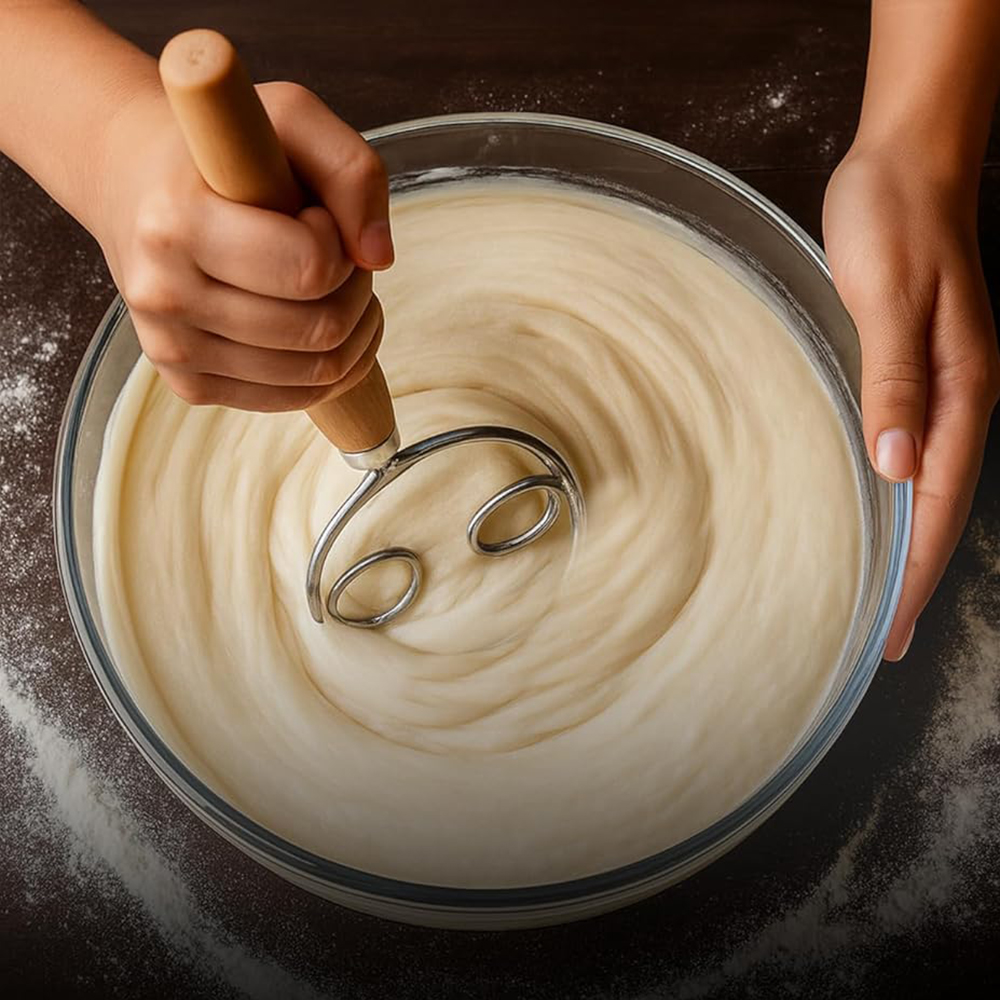304 Stainless Steel Dough Whis - огляд і ціна Danish Pancake Pan