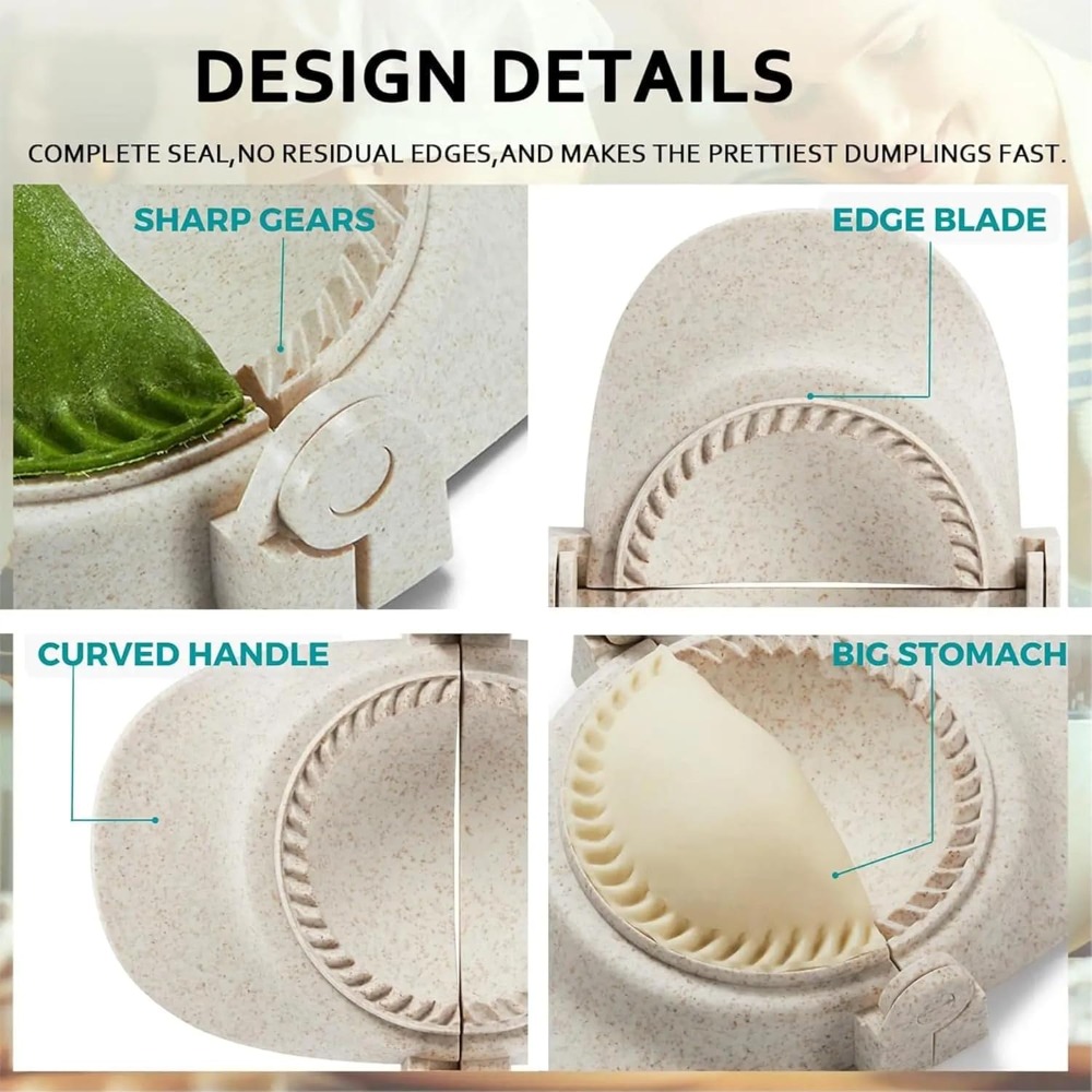 Dumpling Maker Set with Dough  - огляд і ціна Dumpling Press Set