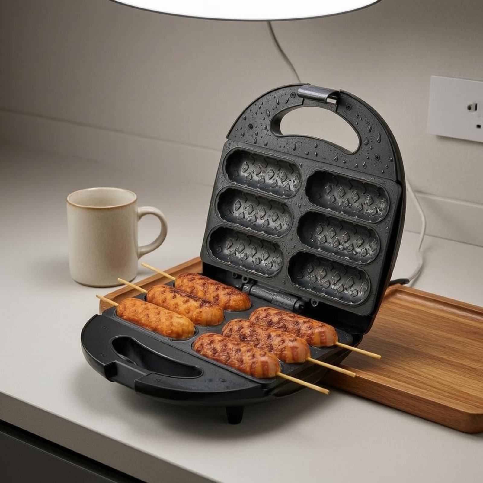 Corn Dog Maker Double-Sided He - огляд і ціна Corn Dog Stick