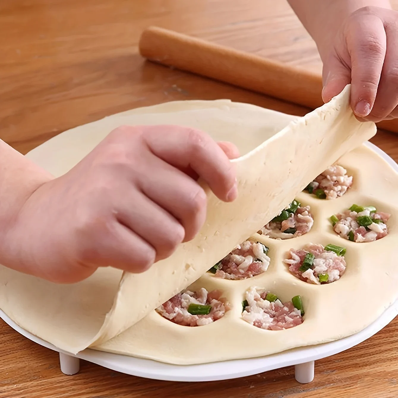 1pc-Simple Chinese Dumplings M - огляд і ціна Dumpling Press Set
