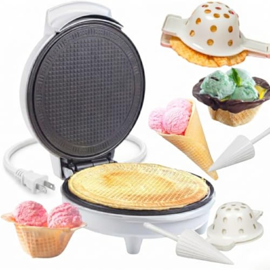 Waffle Cone and Ice Cream Bowl - огляд і ціна Waffle Cone Maker