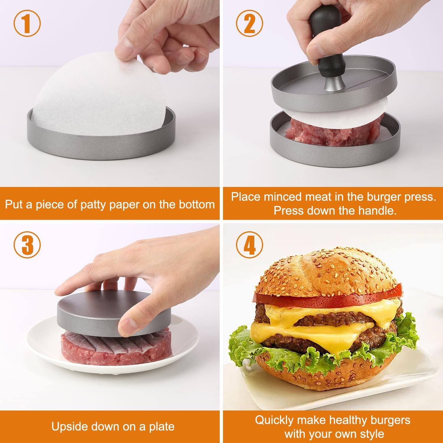Burger Press Hamburger Meat To - огляд і ціна Hot Dog Press