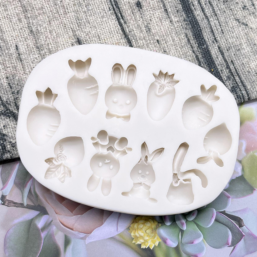 Easter Bunny Rabbit Radish Sil - огляд і ціна Bunny Cake Mold