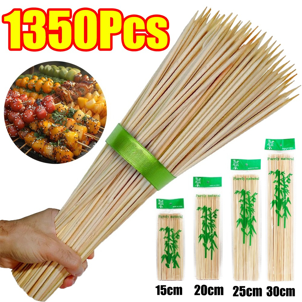 90-1350Pcs BBQ Bamboo Sticks D - огляд і ціна Corn Dog Stick