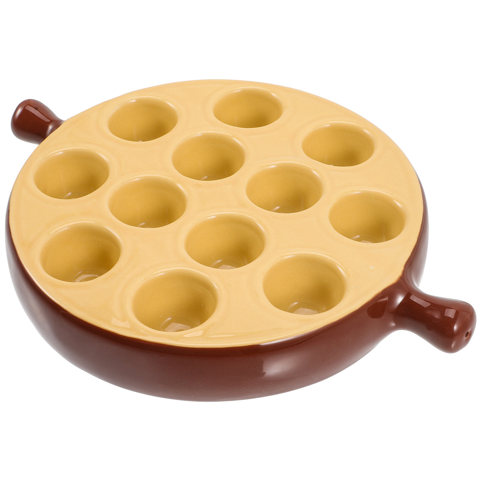 Ceramic Escargot Plate 12 Hole - огляд і ціна Takoyaki Grill Plate