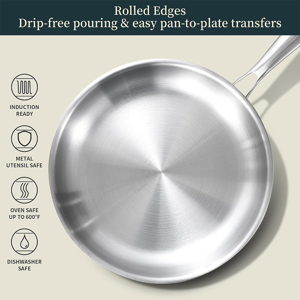 LMETJMA 304 Stainless Steel Fr - огляд і ціна Egg Waffle Pan