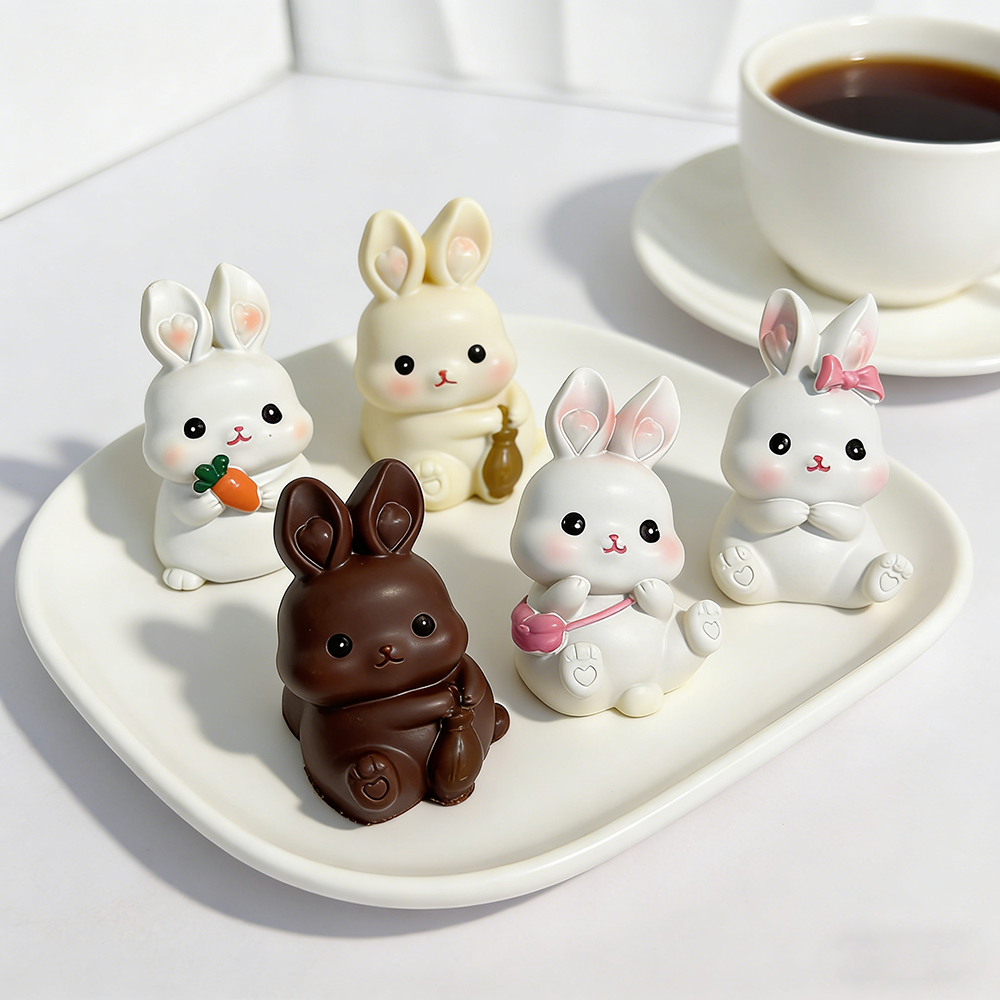 Easter Bunny Silicone Mold Cut - огляд і ціна Bunny Cake Mold