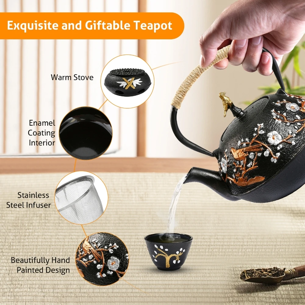 Cast Iron Teapot Set with Alco - огляд і ціна Cast Iron Corn