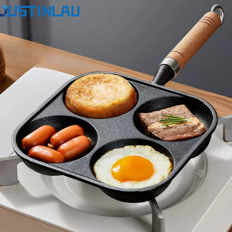 JUSTINLAU 2/4-Hole Omelette Po - огляд і ціна Egg Waffle Pan