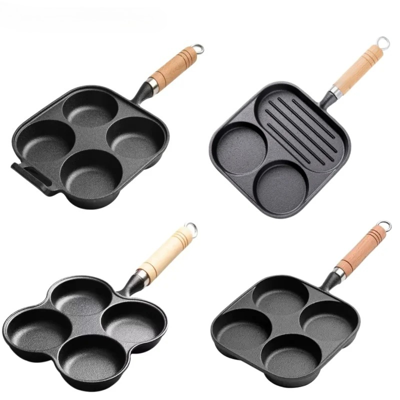 JUSTINLAU 2/4-Hole Omelette Po - огляд і ціна Egg Waffle Pan