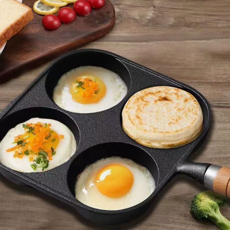 JUSTINLAU 2/4-Hole Omelette Po - огляд і ціна Egg Waffle Pan