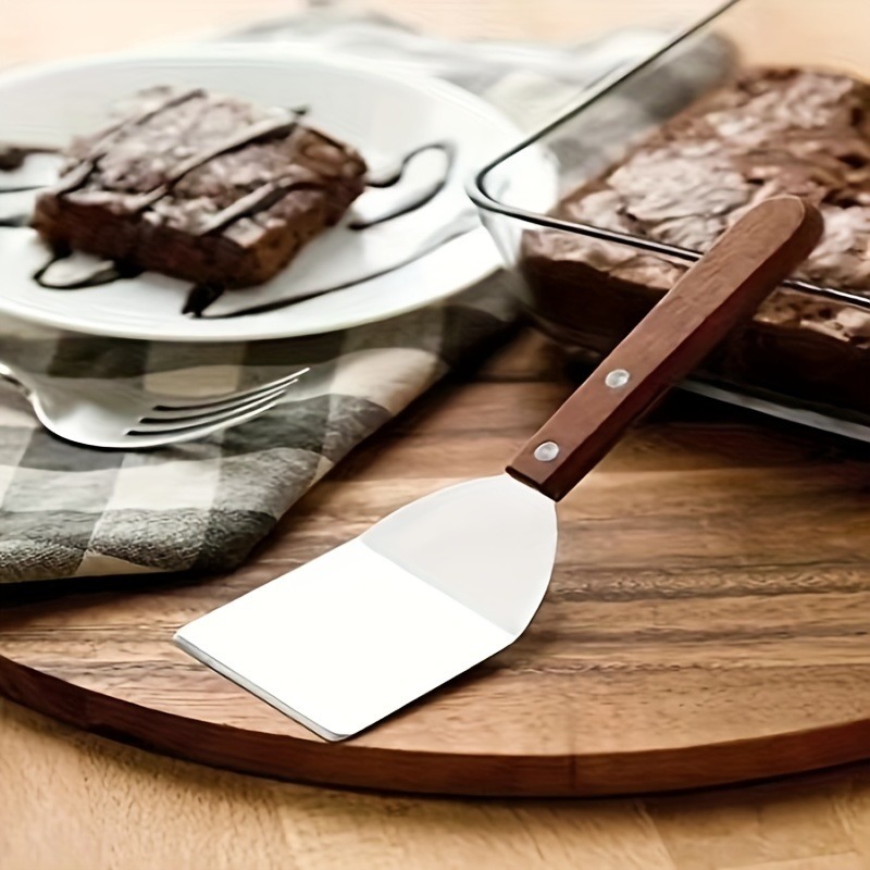 1pc, Brownie Spatula, Metal Br - огляд і ціна Okonomiyaki Spatula
