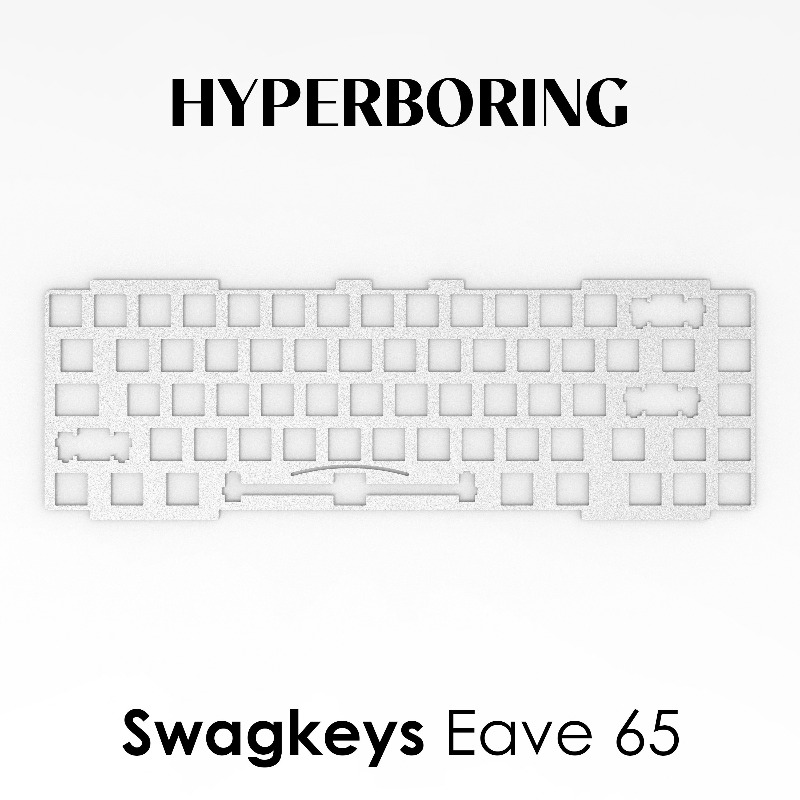 Swagkeys Eave65 Keyboard Posit - огляд і ціна Crepe Pan Carbon