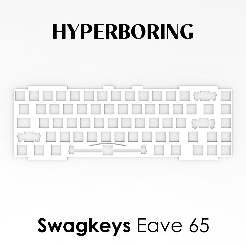 Swagkeys Eave65 Keyboard Posit - огляд і ціна Crepe Pan Carbon