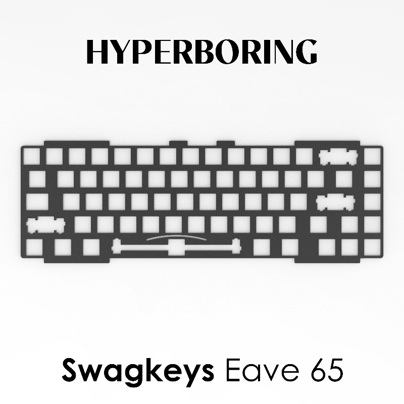 Swagkeys Eave65 Keyboard Posit - огляд і ціна Crepe Pan Carbon